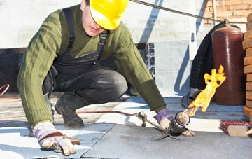 Mellis Green flat roof construction
